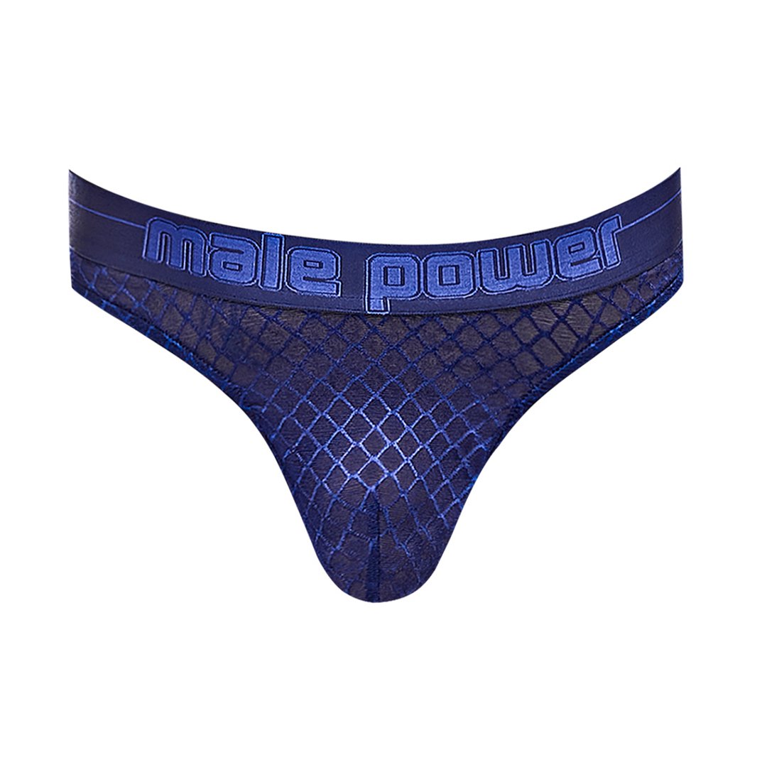 Bong Thong - M - Navy - EroticToyzProducten,Lingerie,Lingerie voor Hem,Strings,,MannelijkMale Power