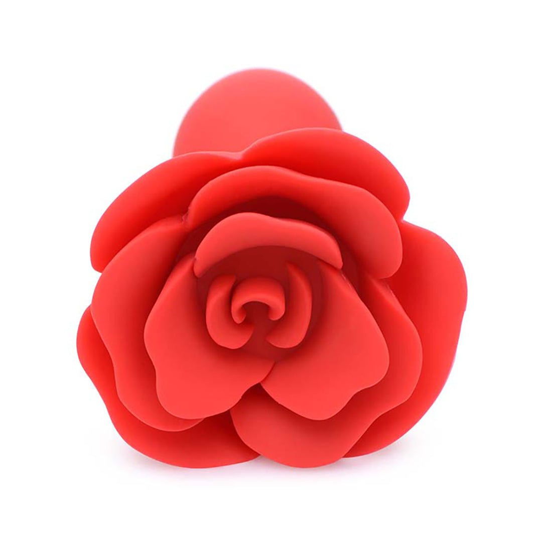 Booty Bloom - Silicone Rose Anal Plug - Red - EroticToyzProducten,Toys,Anaal Toys,Buttplugs Anale Dildo's,Buttplugs Anale Dildo's Niet Vibrerend,,GeslachtsneutraalXR Brands