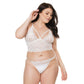 Lange Bralette en Kruisloze Panty Set - Grote Maat - Pleasureplay Queen sizeCoquette