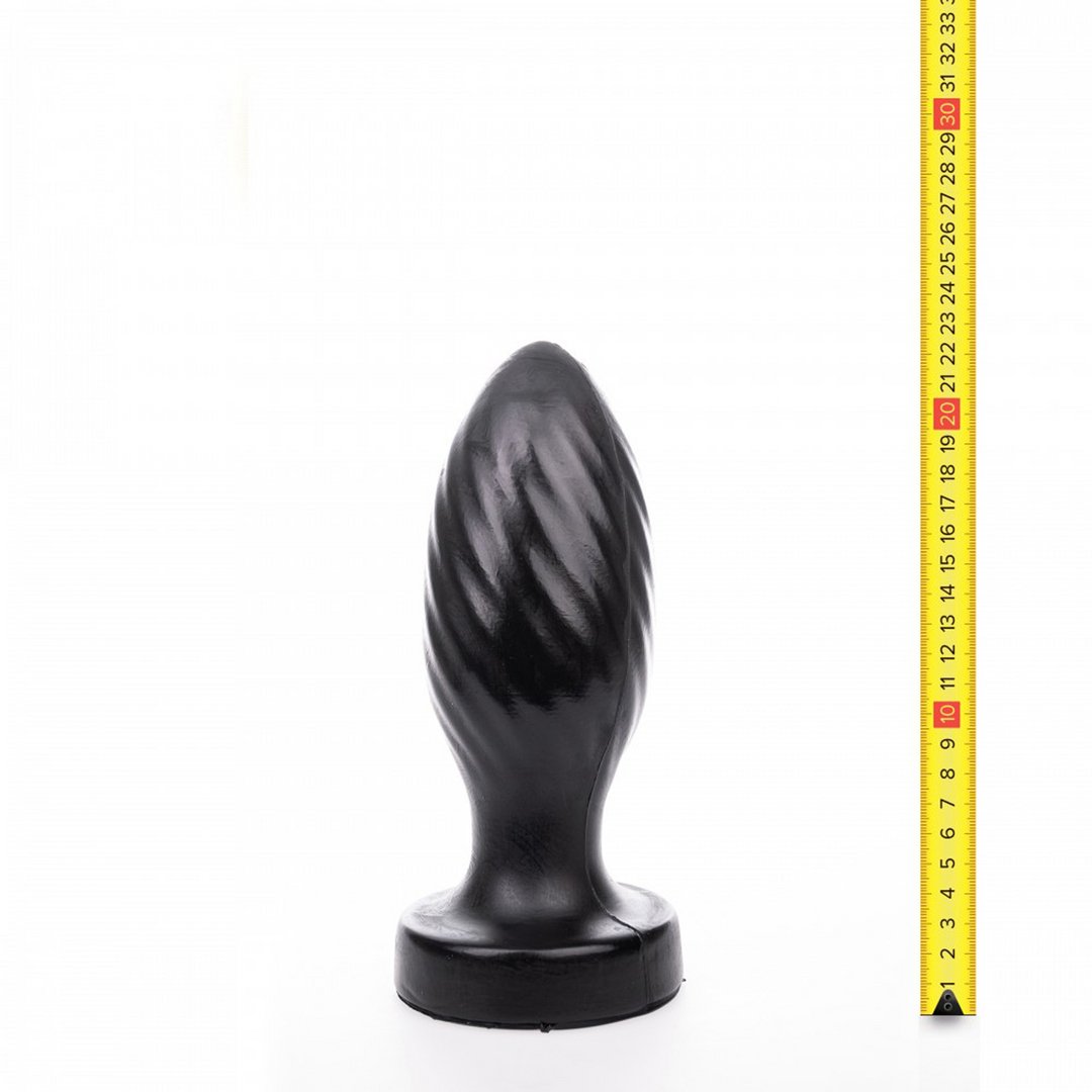 Bumfun Butt Plug 23 cm - Zwart - EroticToyzVoorbinddildo'sHung System