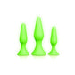 Butt Plug Set - Glow in the Dark - EroticToyzProducten,Toys,Anaal Toys,Buttplugs Anale Dildo's,Buttplugs Anale Dildo's Niet Vibrerend,,GeslachtsneutraalOuch! by Shots