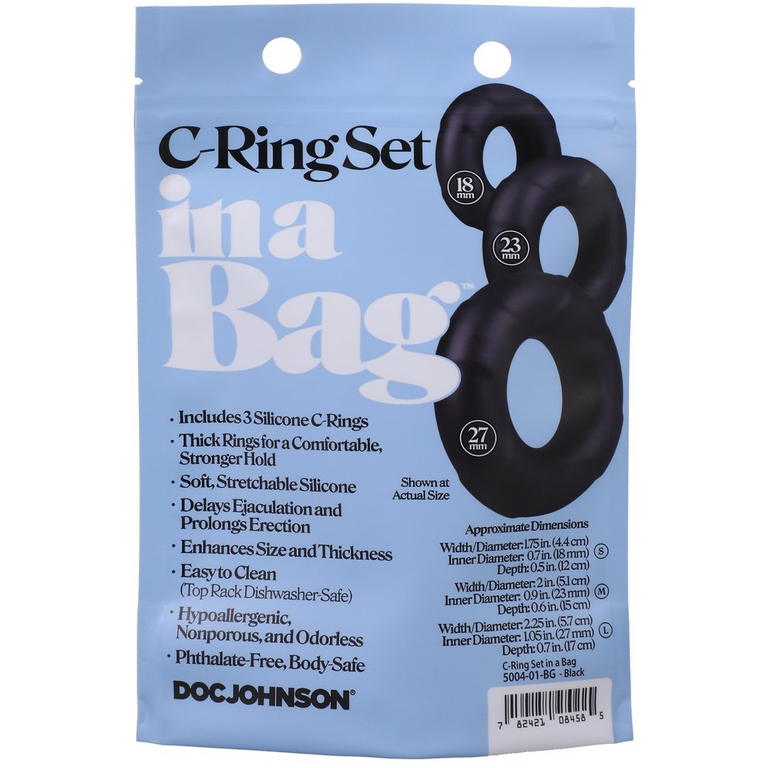 C - Ring Set - EroticToyzProducten,Toys,Toys voor Mannen,Cockringen,Kits Sets,Sets voor Mannen,,MannelijkDoc Johnson