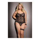 Coquette Plus Size Cami Zwart - Pleasureplay Queen sizeCoquette