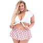 Magic Silk Geruite Outfit - Pleasureplay KostuumsMagic Silk