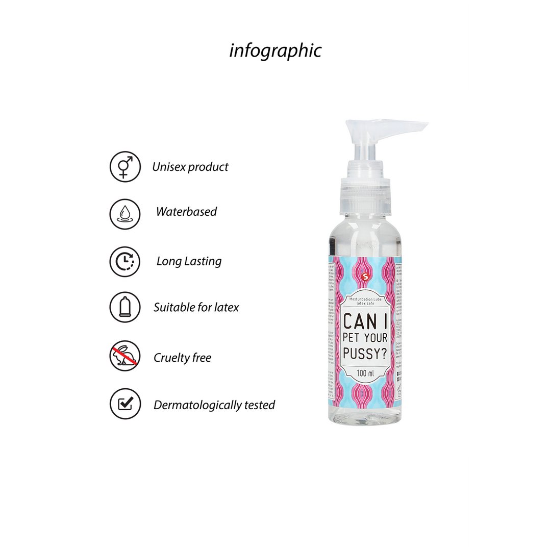 Can I Pet Your Pussy? - 100 ml - EroticToyzProducten,Veilige Seks, Verzorging Hulp,Glijmiddelen,Glijmiddelen op Waterbasis,,GeslachtsneutraalS - Line by Shots