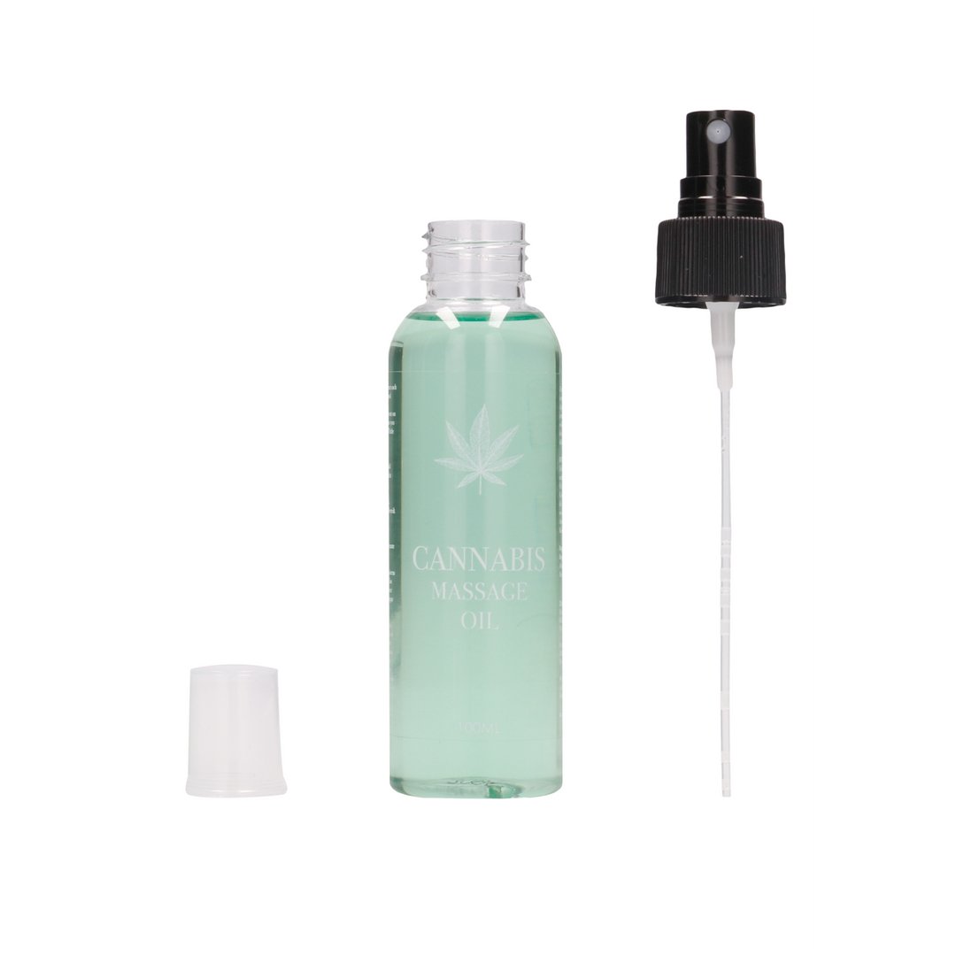 Cannabis Massage Oil - 100 ml - EroticToyzProducten,Veilige Seks, Verzorging Hulp,Massage,Massage OliÃ«n,,GeslachtsneutraalPharmquests by Shots