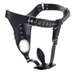 Chastity Harness for Men + Silicone Butt Plug - EroticToyzPeniskooien en KuisheidsapparatenXR Brands