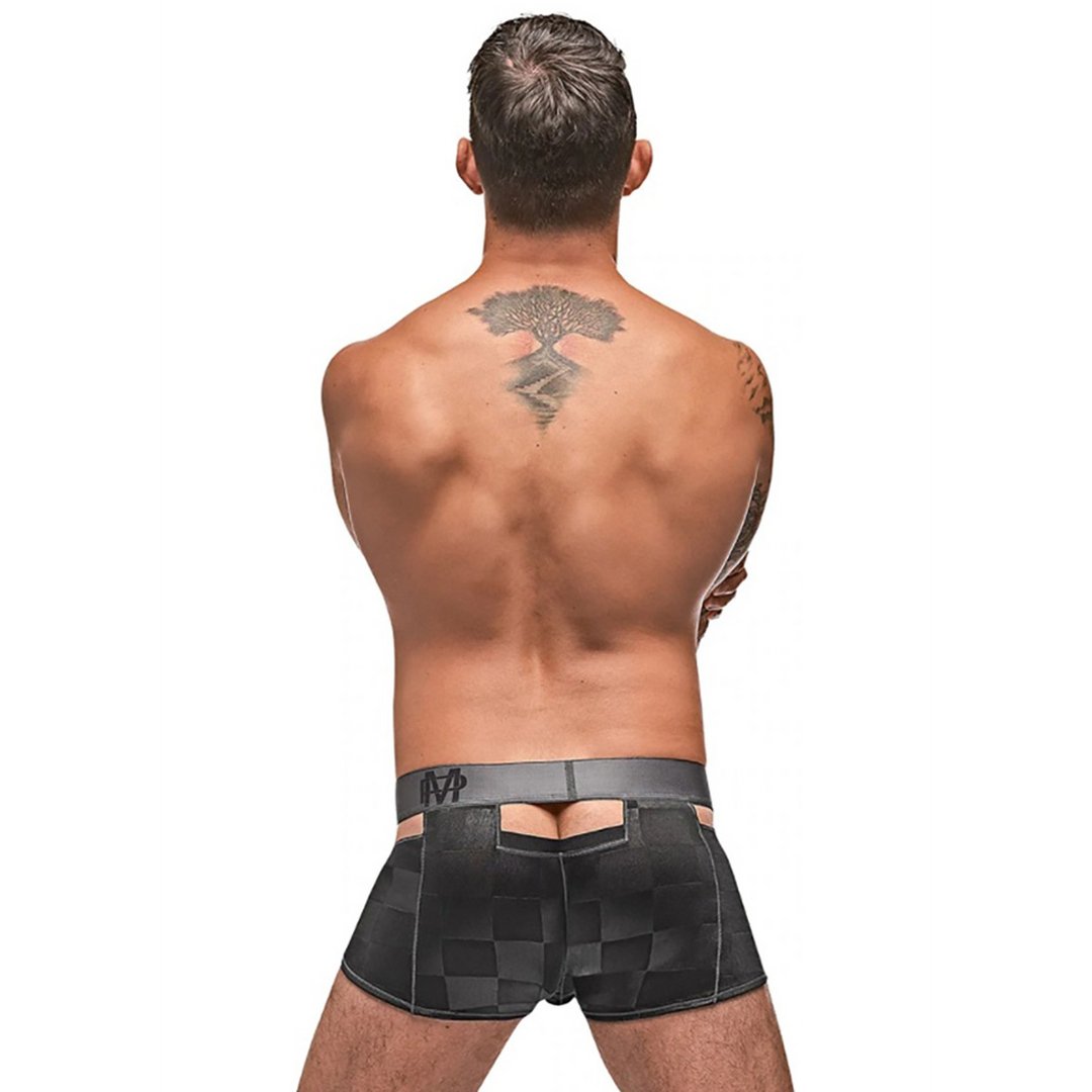 Check'd Mate Cutout Shorts L - Zwart - EroticToyzBoxershortsMale Power