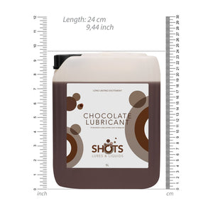 Chocolade Glijmiddel 5 Liter - Op Waterbasis - EroticToyzKissableShots Lubes Liquids by Shots