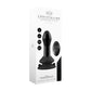 Chrystalino Glazen Vibrator Zwart - Pleasureplay Glazen VibratorsChrystalino by Shots