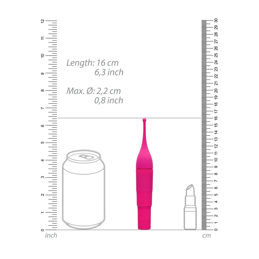 Krachtige Clitorale Vibrator - 16 cm Roze - Pleasureplay Tip VibratorGC by Shots