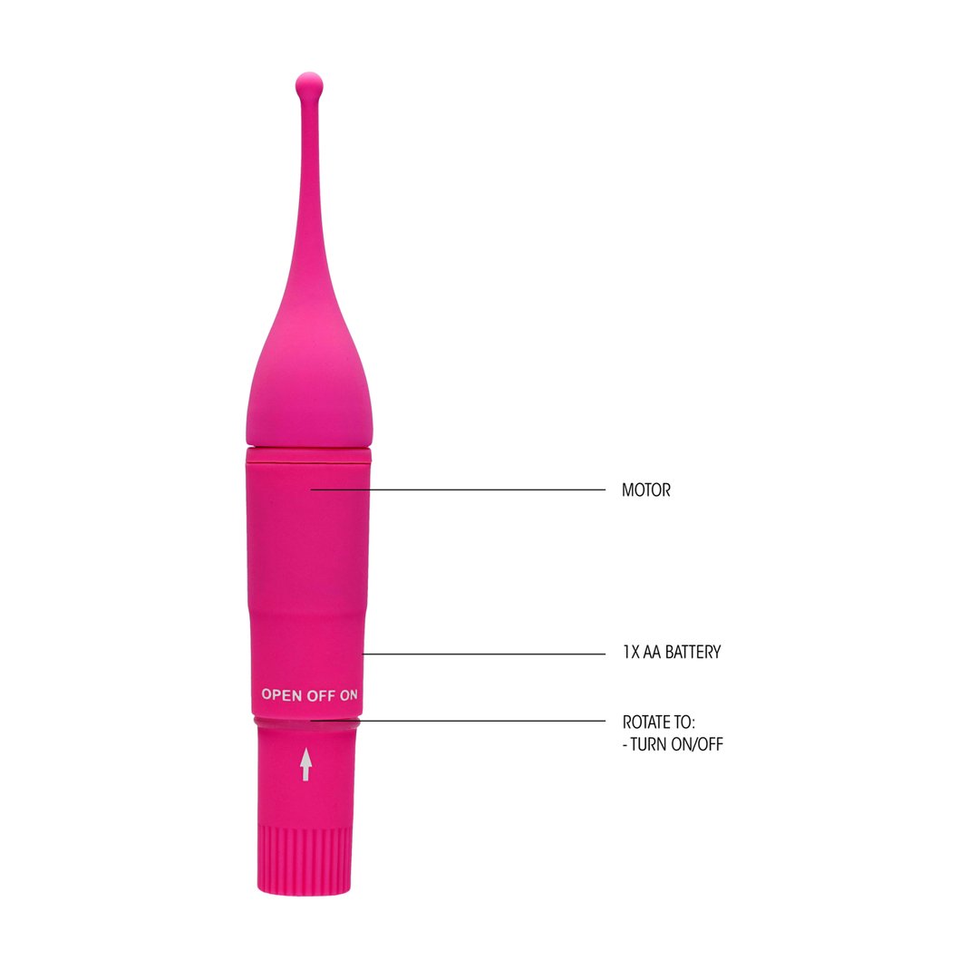 Krachtige Clitorale Vibrator - 16 cm Roze - Pleasureplay Tip VibratorGC by Shots