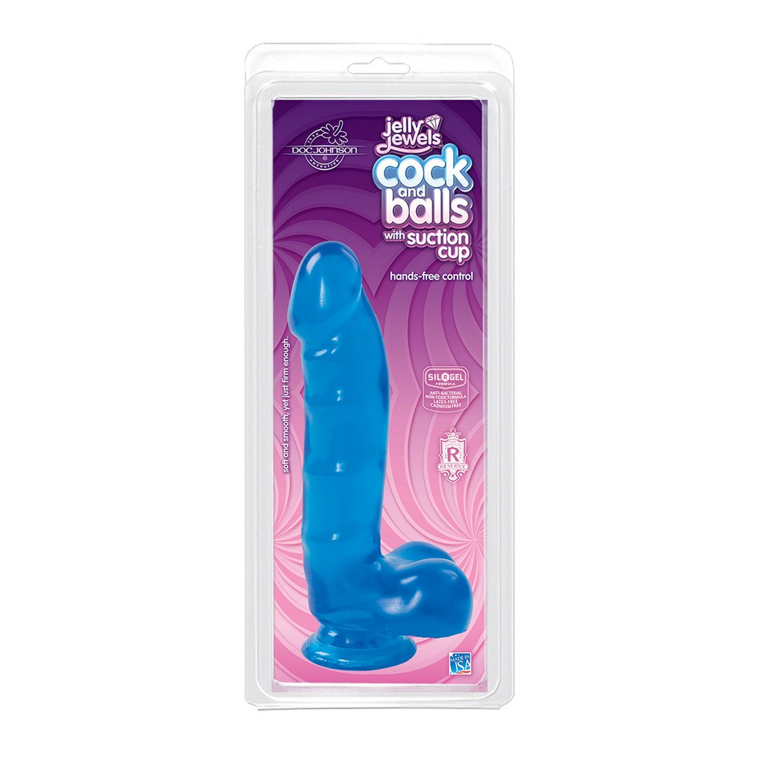 Cock and Balls with Suction Cup - EroticToyzProducten,Toys,Dildos,Realistische Dildo's,,GeslachtsneutraalDoc Johnson