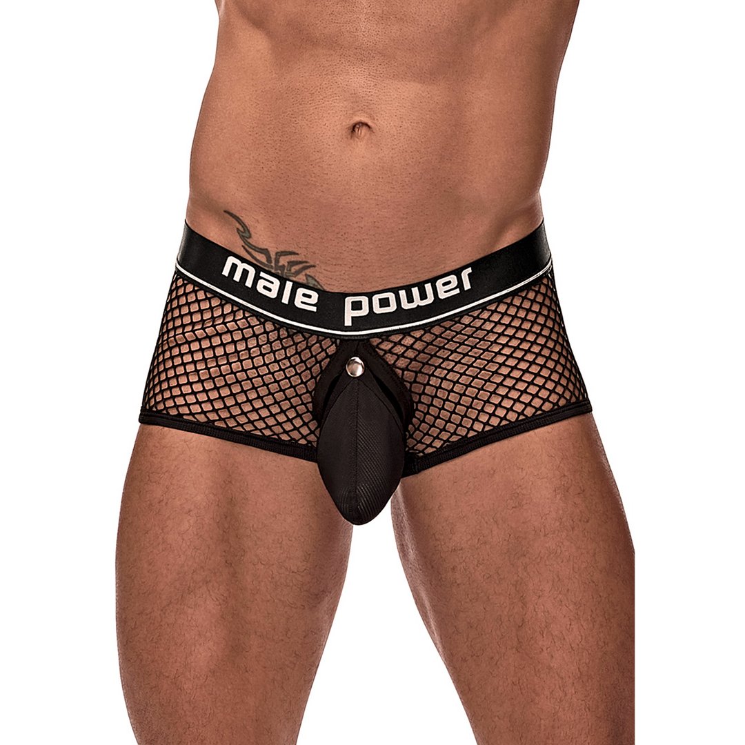 Cock Pit Mini Cock Ring Short L - Zwart - EroticToyzBoxershortsMale Power