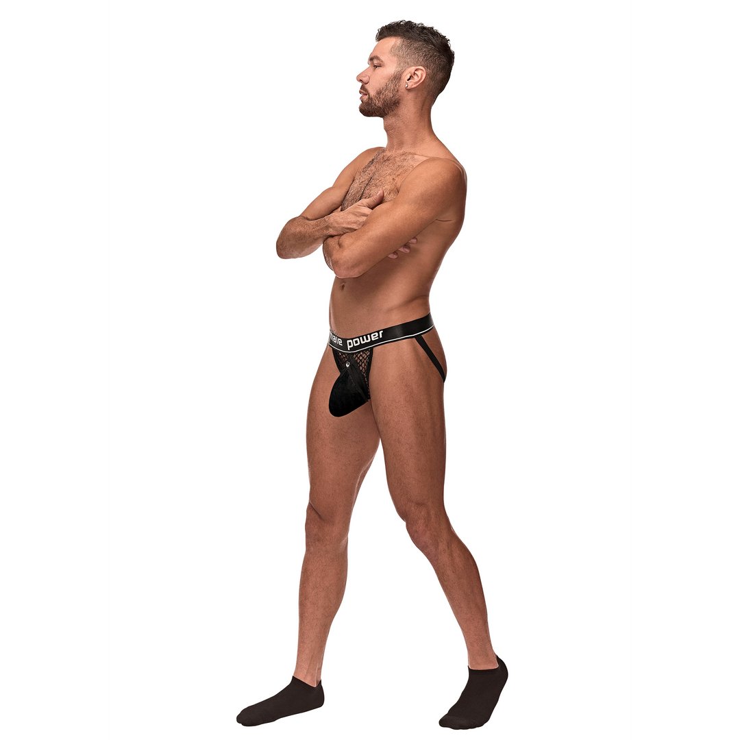 Cock Ring Jock - M - Black - EroticToyzProducten,Lingerie,Lingerie voor Hem,Jocks,,MannelijkMale Power