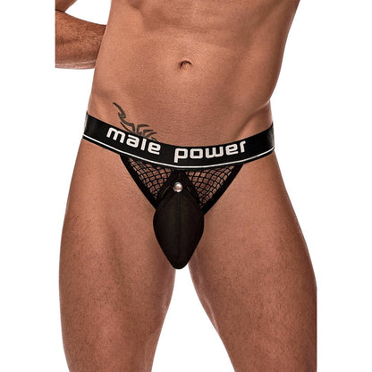 Cock Ring Jock - M - Black - EroticToyzProducten,Lingerie,Lingerie voor Hem,Jocks,,MannelijkMale Power