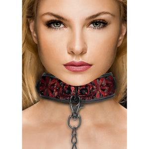 Collar with Leash - EroticToyzProducten,Toys,Fetish,Riem Halsbanden,,GeslachtsneutraalOuch! by Shots