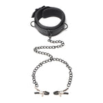 Collared Temptress - Collar Nipple Clamps - EroticToyzProducten,Toys,Fetish,Riem Halsbanden,Tepel Toys VacuÃ¼m Toys,Tepelklemmen,,XR Brands