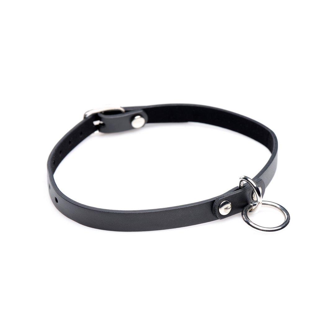 Collared Vixen - Ring Slim Choker - EroticToyzProducten,Toys,Fetish,Riem Halsbanden,,XR Brands