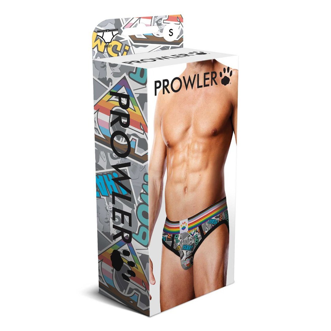 Comic Book Brief - S - EroticToyzProducten,Lingerie,Lingerie voor Hem,Briefs,,MannelijkProwler