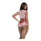 Crop Top en Shorts Set - Wit One Size - Pleasureplay 2 - Delige SetCoquette