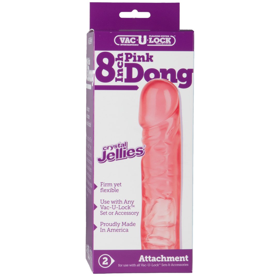 Crystal Jelly Dildo - 20 cm - EroticToyzProducten,Toys,Dildos,Realistische Dildo's,Voorbinddildo's,Voorbinddildo's,,GeslachtsneutraalDoc Johnson