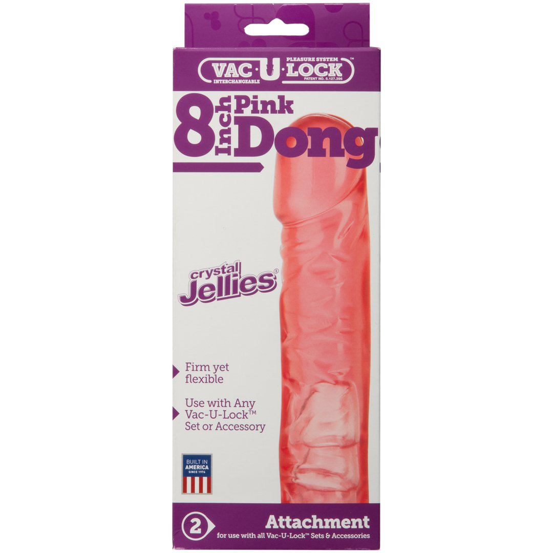 Crystal Jelly Dildo - 20 cm - EroticToyzProducten,Toys,Dildos,Realistische Dildo's,Voorbinddildo's,Voorbinddildo's,,GeslachtsneutraalDoc Johnson