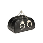 Cuffed Travel Bag with Handcuff Handles - Black - EroticToyzProducten,Toys,Fetish,Fetish - Accessoires,Nieuwe Producten,,GeslachtsneutraalXR Brands