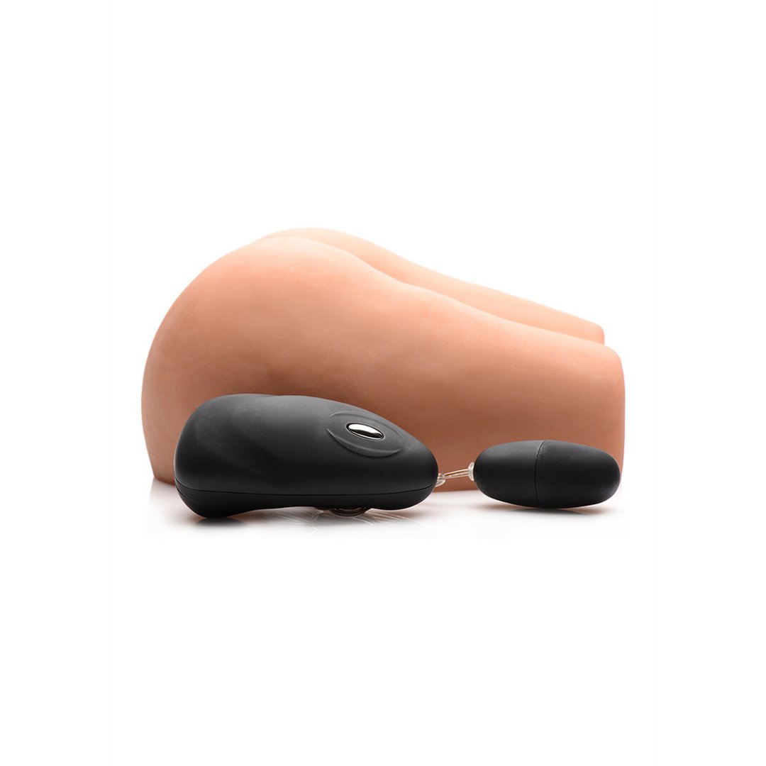 Curve Toys Karla Vibrerende Masturbator Met Dubbele Plezieropties - Huidkleurig - EroticToyzVibrerende MasturbatorCurve Toys