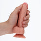 Realistische Gebogen Dildo Met Ballen - 15,5 cm - Pleasureplay Realistische Dildo'sRealRock by Shots
