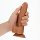 Realistische Dildo Met Testikels en Zuignap - 18 cm - Pleasureplay Realistische Dildo'sRealRock by Shots