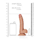 Realistische Dildo Met Testikels en Zuignap - 18 cm - Pleasureplay Realistische Dildo'sRealRock by Shots