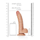 Realistische Dildo Met Ballen En Zuignap - 20,5 cm - Pleasureplay Realistische Dildo'sRealRock by Shots