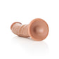 Gebogen Realistische Dildo Met Zuignap - 25,5 cm - Pleasureplay Realistische Dildo'sRealRock by Shots