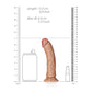 Curved Realistische Dildo Met Zuignap 15,5 cm - Vleeskleurig - EroticToyzRealistische Dildo'sRealRock by Shots