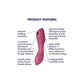 Multifunctionele Air Pulse en G - spot Vibrator - Siliconen - Pleasureplay G - Spot VibratorSatisfyer