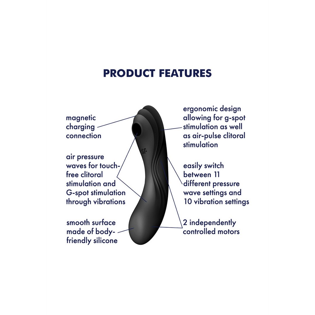 Air Pulse g - spot Vibrator Siliconen - Pleasureplay G - Spot VibratorSatisfyer