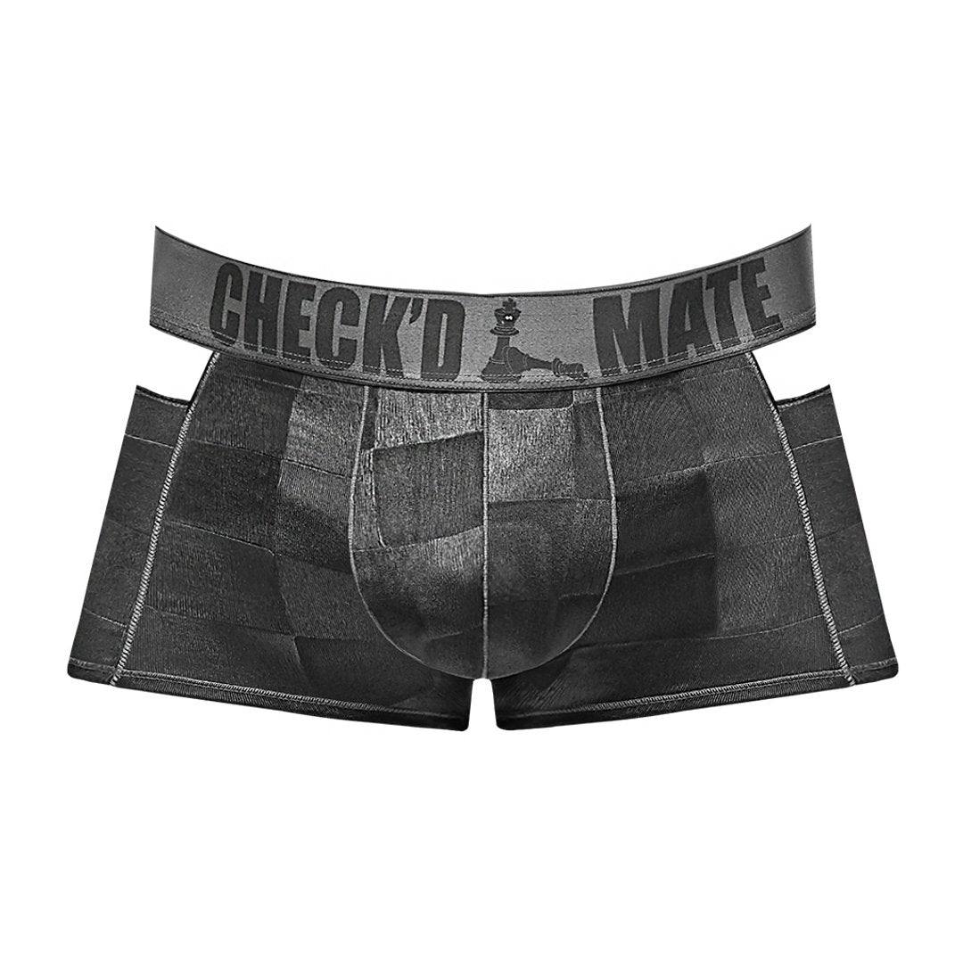 Cutout Shorts met Uitsparingen - Maat M - Zwart - EroticToyzBoxershortsMale Power