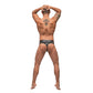 String Met Uitsnijdingen - Zwart - M - Pleasureplay StringsMale Power