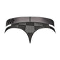 String Met Uitsnijdingen - Zwart - M - Pleasureplay StringsMale Power
