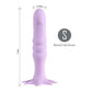 Dazey Clitoris Stimulator Twist Patroon 17 cm - Paars - EroticToyzKlassieke Dildo'sMaiatoys