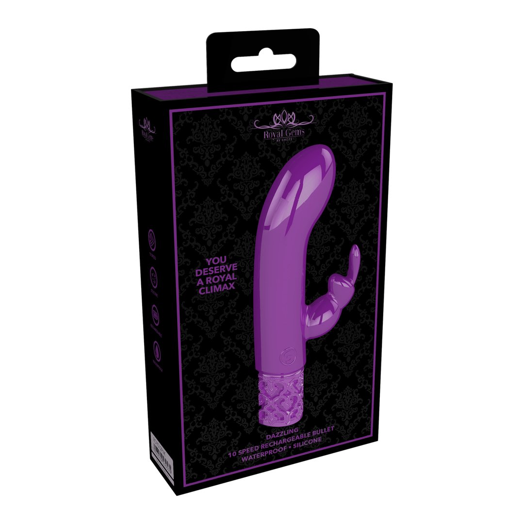 Dazzling - Powerful Rechargeable Rabbit Vibrator - EroticToyzProducten,Toys,Vibrators,Rabbit Vibrators,,VrouwelijkRoyal Gems by Shots