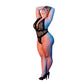 Halter Teddy - 2XL Zwart - Pleasureplay Queen sizeMagic Silk