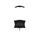 Body Met Diepe V - Hals - Zwart - M - Pleasureplay Bodysuits TeddiesMagic Silk