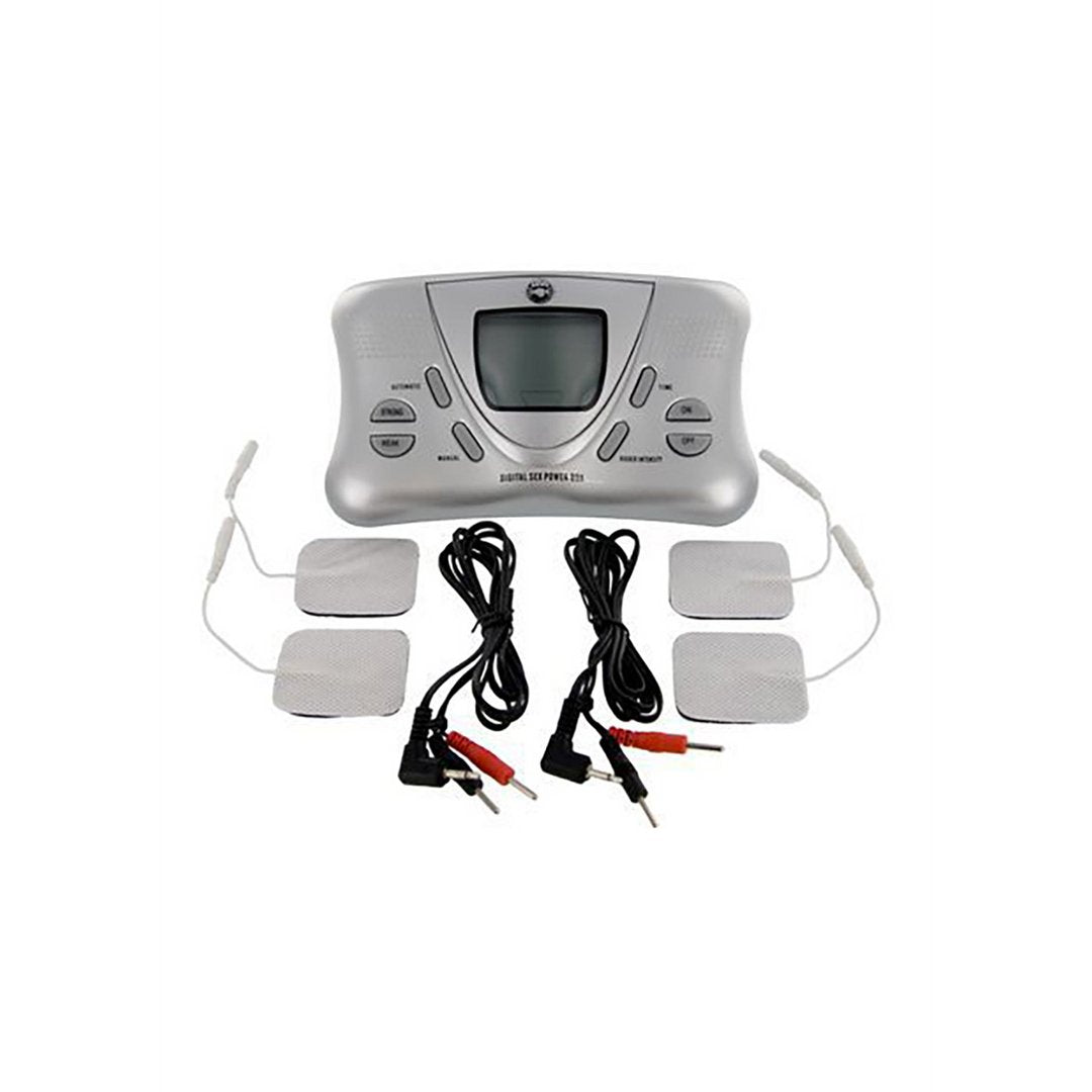 Deluxe Digital Powerbox Stimulator Set - Zwart - EroticToyzSetsXR Brands