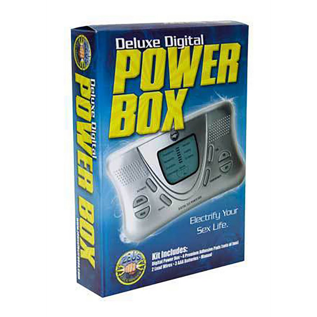 Deluxe Digital Powerbox Stimulator Set - Zwart - EroticToyzSetsXR Brands