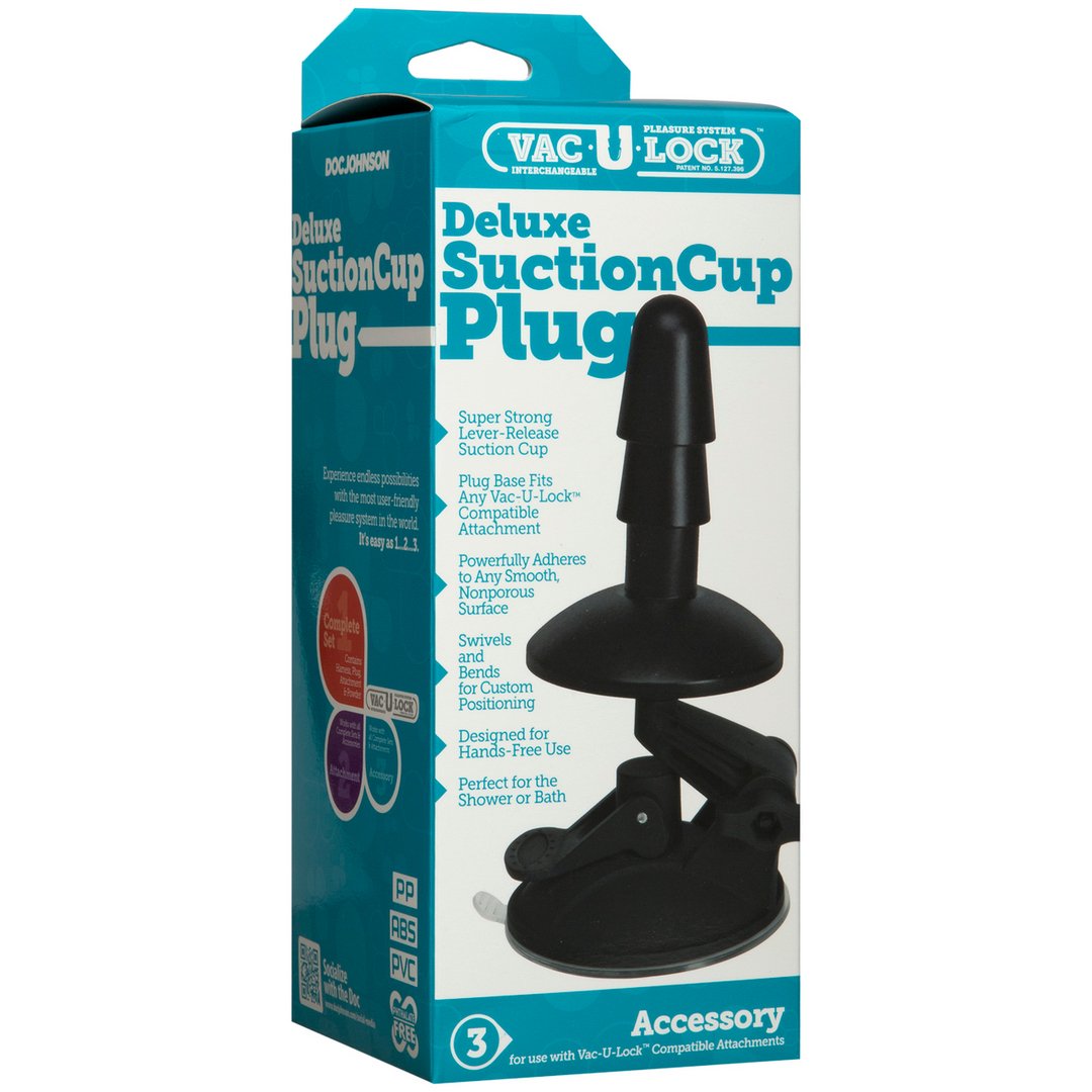 Deluxe Suction Cup Plug Accessory - 2 Pieces - EroticToyzProducten,Toys,Dildos,Accessoires,,GeslachtsneutraalDoc Johnson