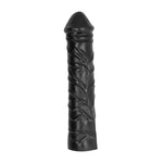 Dildo - 31 cm Realistische Eikel en Aders - EroticToyzButtplugs Anale Dildo's Niet VibrerendAll Black