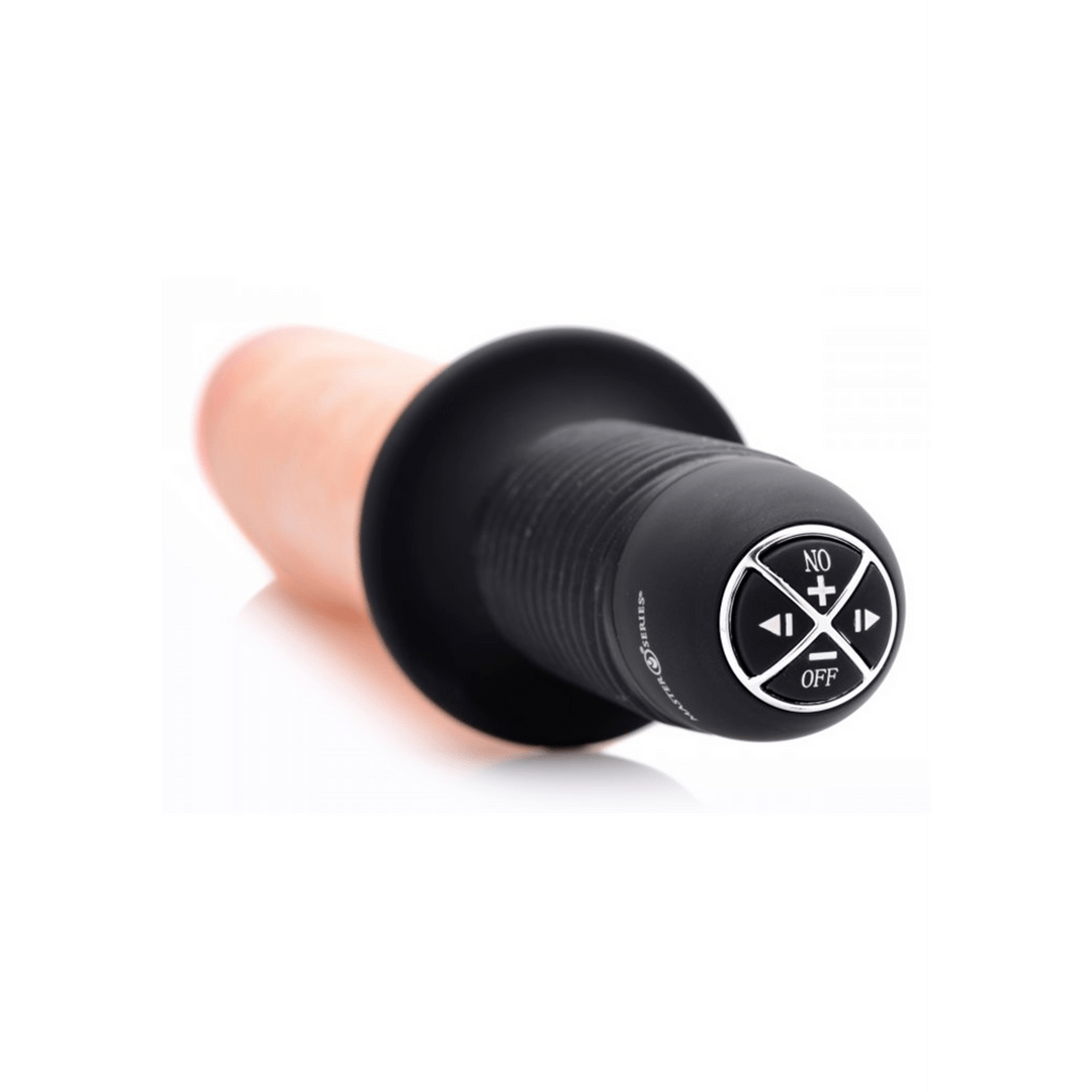 Dildo Thruster - 30 cm Met 4 Vibraties en 9 Modi - Huidskleur - Pleasureplay Thrusting VibratorsXR Brands