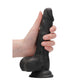 Realistische Dildo met Testikels en Zuignap - 17 cm - Pleasureplay Realistische Dildo'sRealRock by Shots